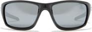 Oakley 60mm Irid Polarized Rectangle Sunglasses