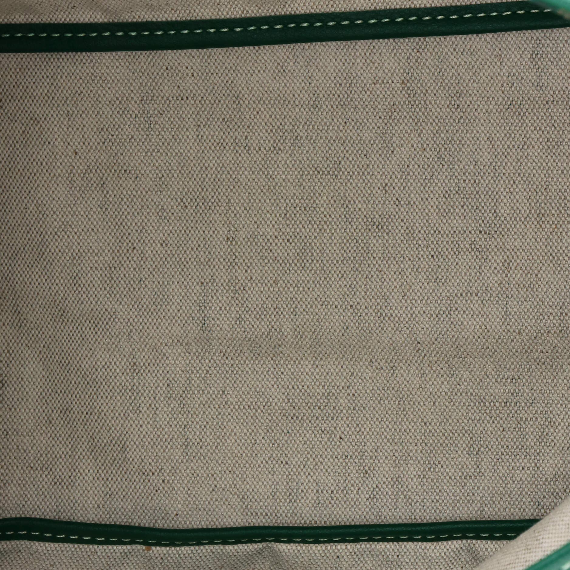 Pre-Owned Goyard Boheme Hobo Coated Canvas, Alternate, color, Green