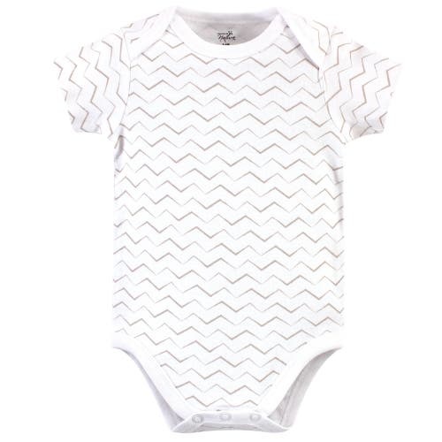 Touched By Nature Organic Cotton Bodysuits In Gray