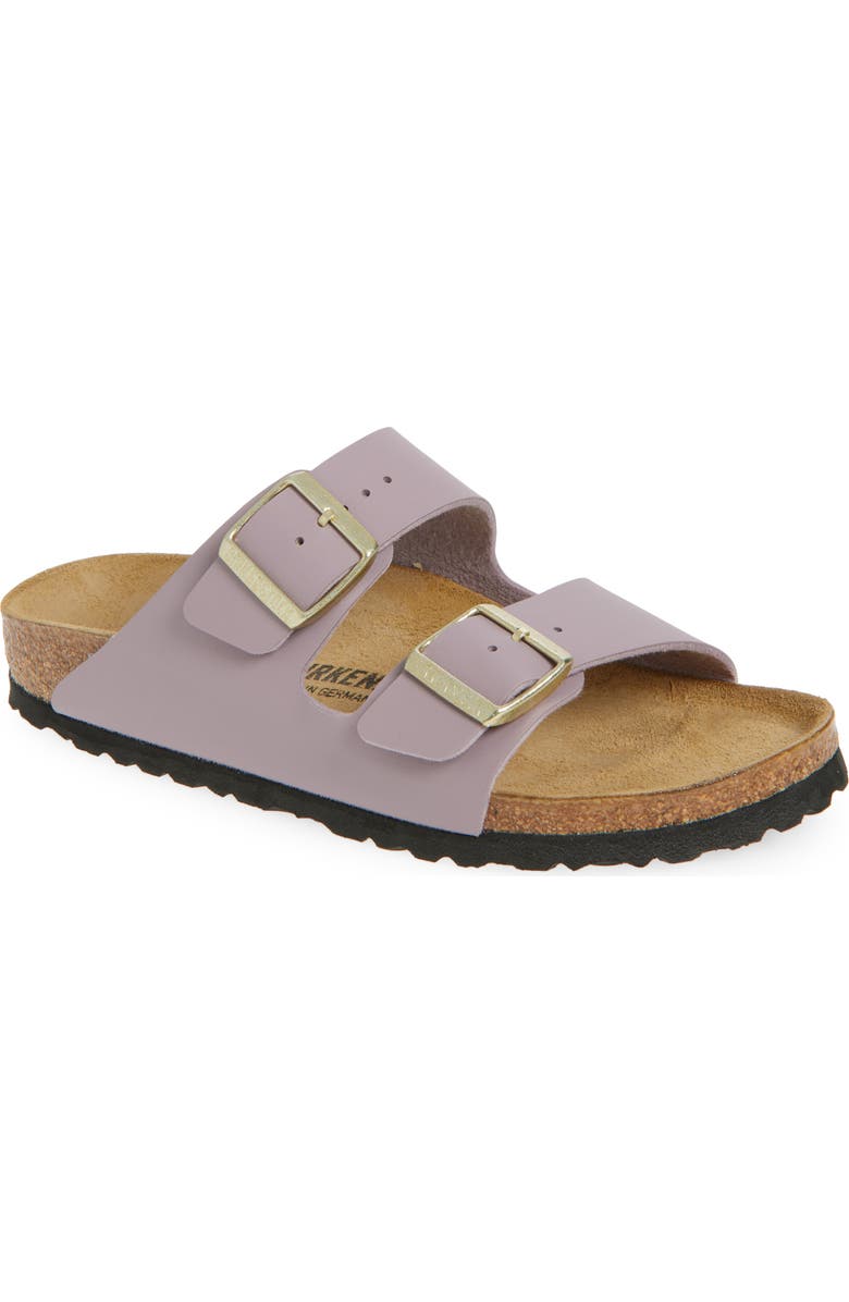 Birkenstock Arizona Birko-Flor Slide Sandal, Main, color, Faded Purple