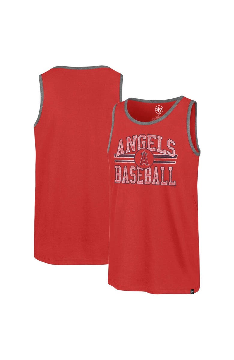 '47 Men's '47 Red Los Angeles Angels Winger Franklin Tank Top, Main, color, 