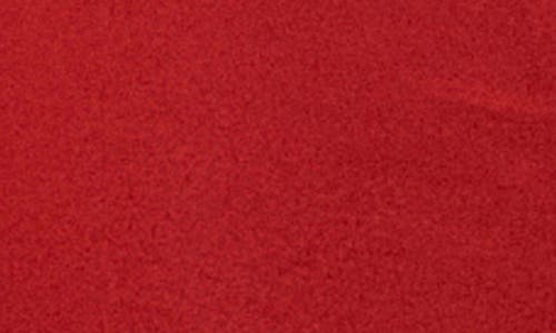 Jluxlabel Kara Long Sleeve Stretch Velvet Midi Cocktail Dress In Red