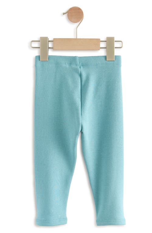 Next Kids' Cozy Star Knee Patch Leggings In Green