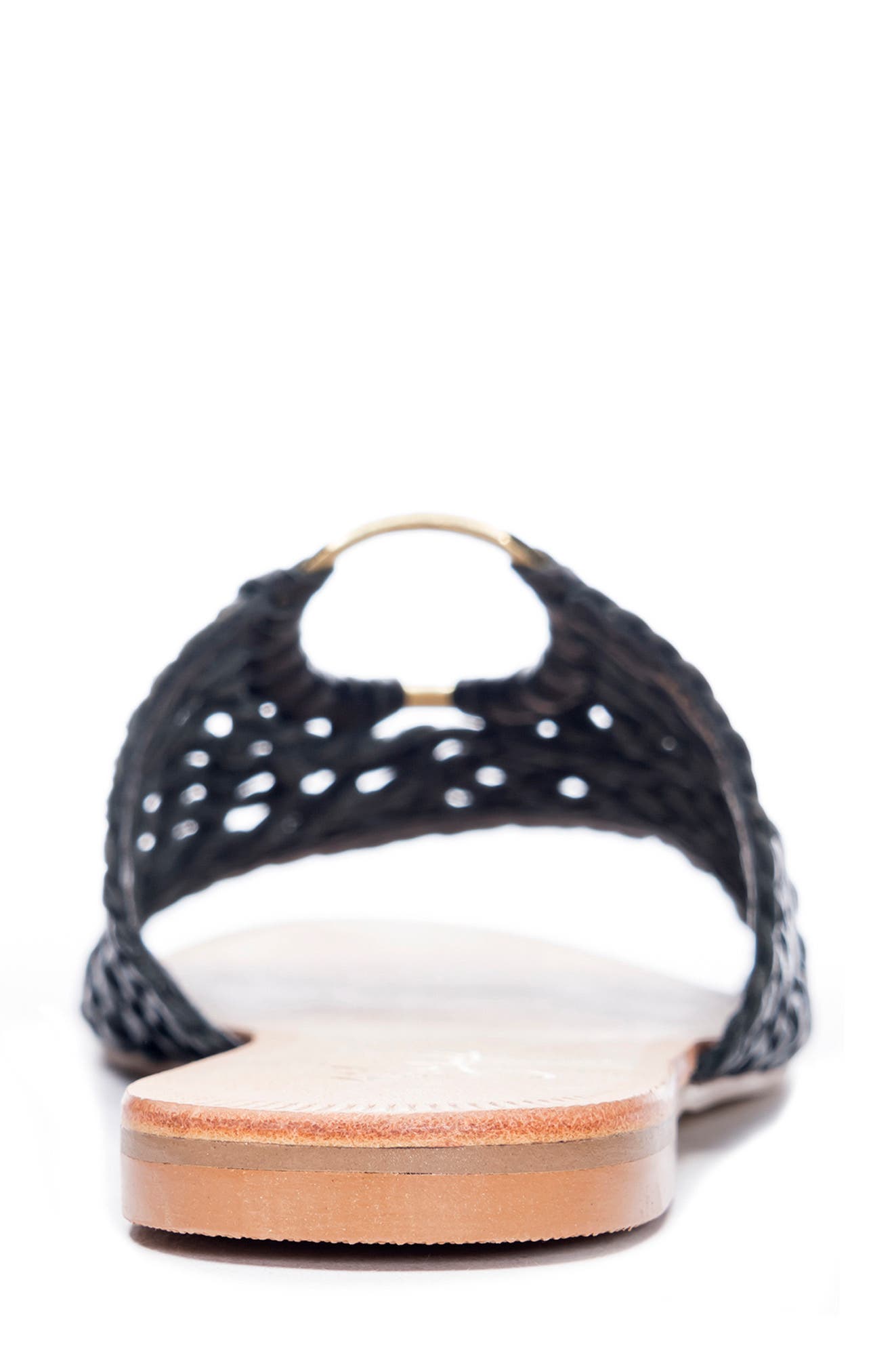 42 Gold Beats Woven Slide Sandal, Alternate, color, 