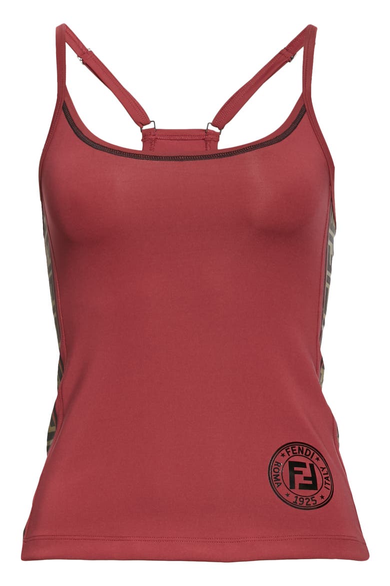 Sport Logo Racerback Tank, Alternate, color, F1BGU CELLO