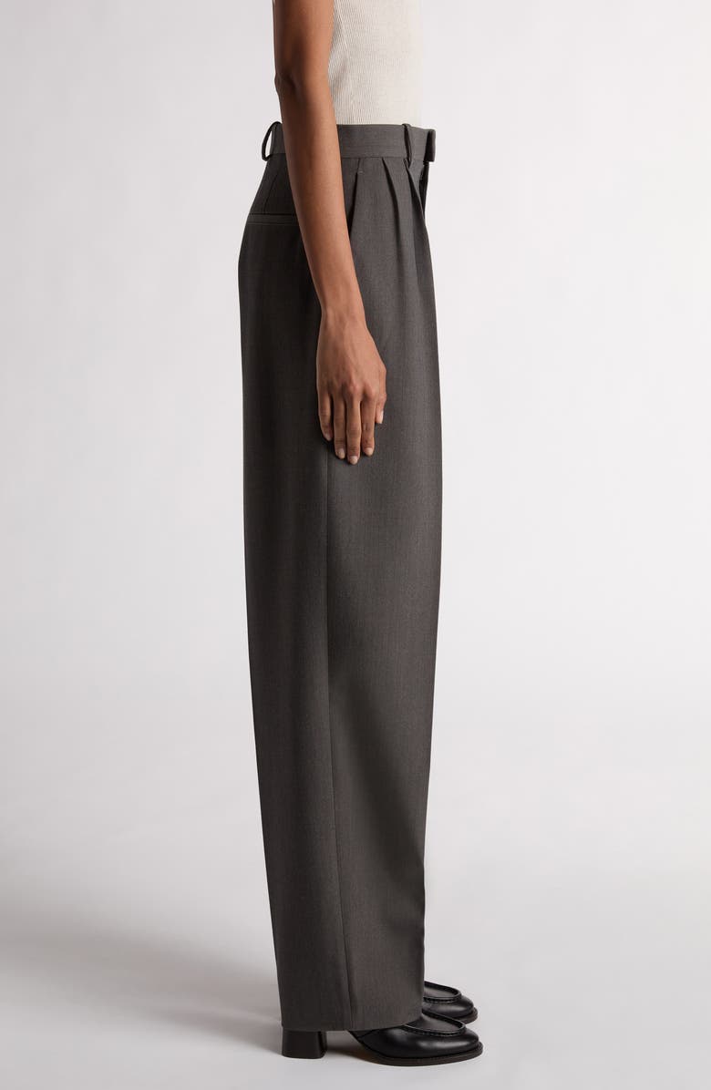 Bottega Veneta Straight Leg Tricotine Trousers, Alternate, color, 