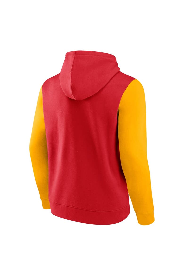 Men's Fanatics Red Kansas City Chiefs Big & Tall Outline Pullover Hoodie, Alternate, color, Red