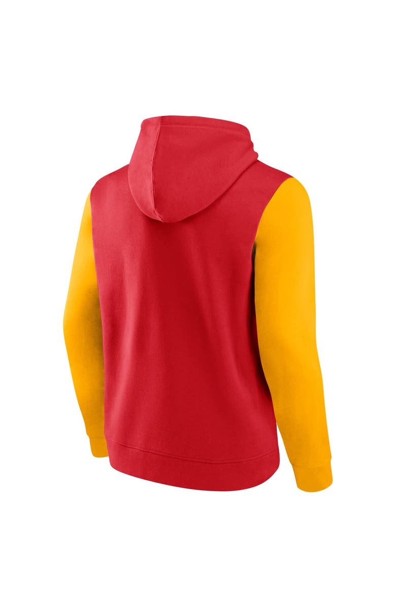 FANATICS Men's Fanatics Red Kansas City Chiefs Big & Tall Outline Pullover Hoodie, Alternate, color, Red