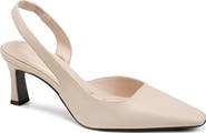 KARL LAGERFELD Sheenz Pointed Toe Slingback Pump
