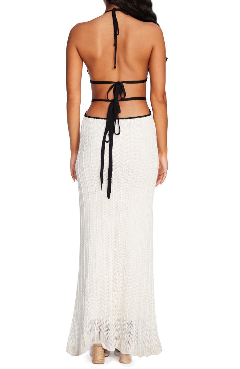 Capittana Ariel Knit Cover-Up Maxi Dress, Alternate, color, White