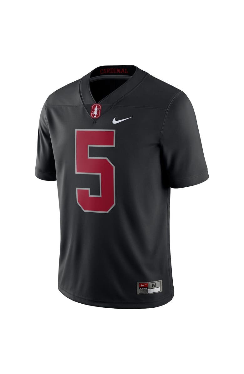 Nike Men's Nike Christian McCaffrey Black Stanford Cardinal Alumni Game Jersey, Alternate, color,