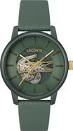 Lacoste Automatique Leather Strap Watch, 44mm