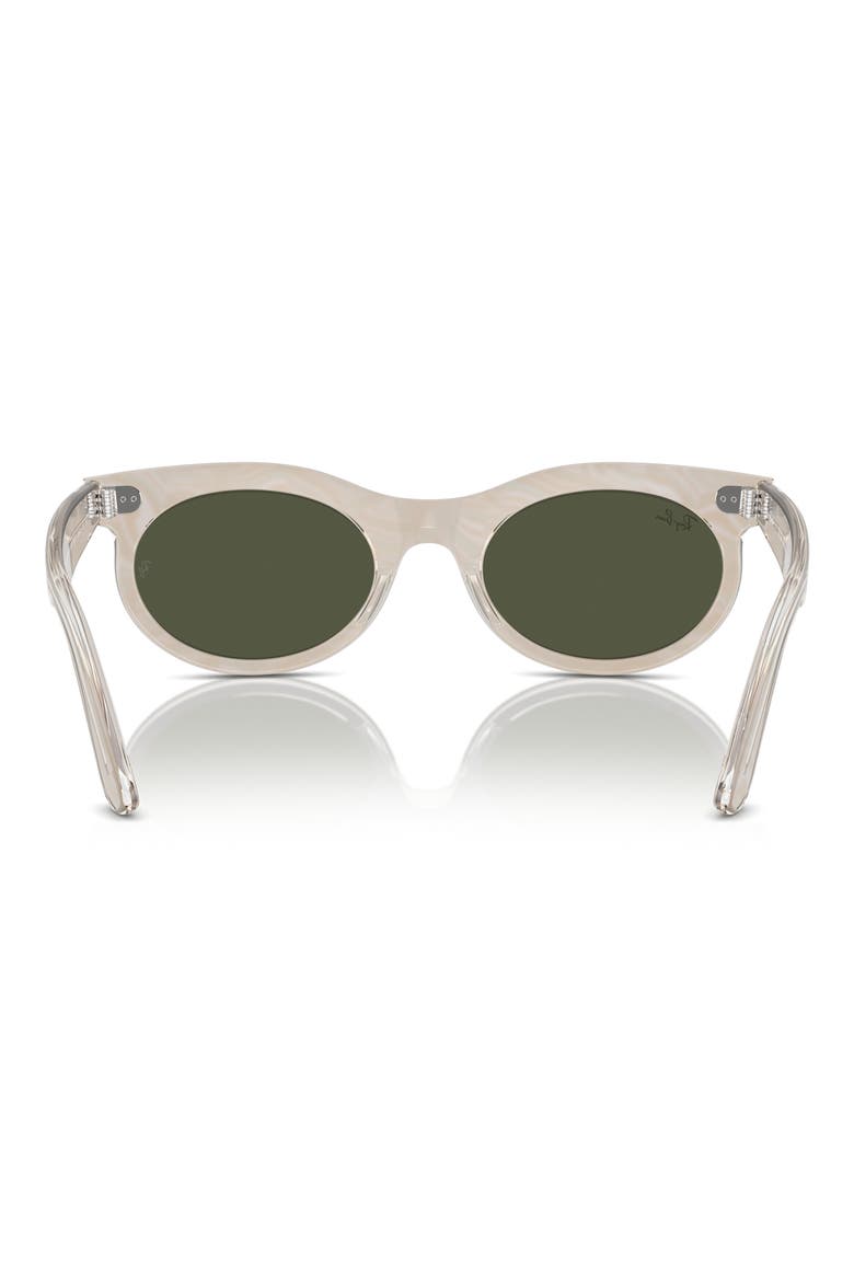 Wayfarer 53mm Oval Sunglasses, Alternate, color, WAVES GREY / GREEN
