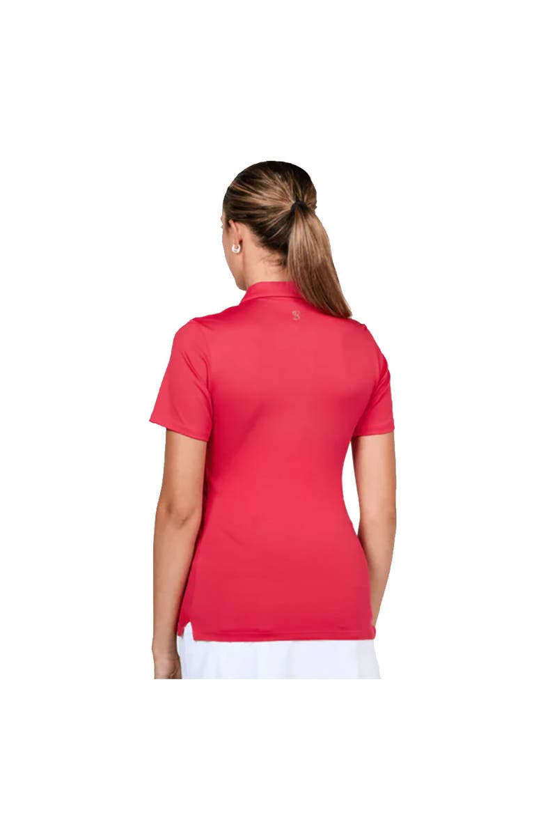 Golf Colors Womens Short Sleeve Golf Polo, Alternate, color, Roulette
