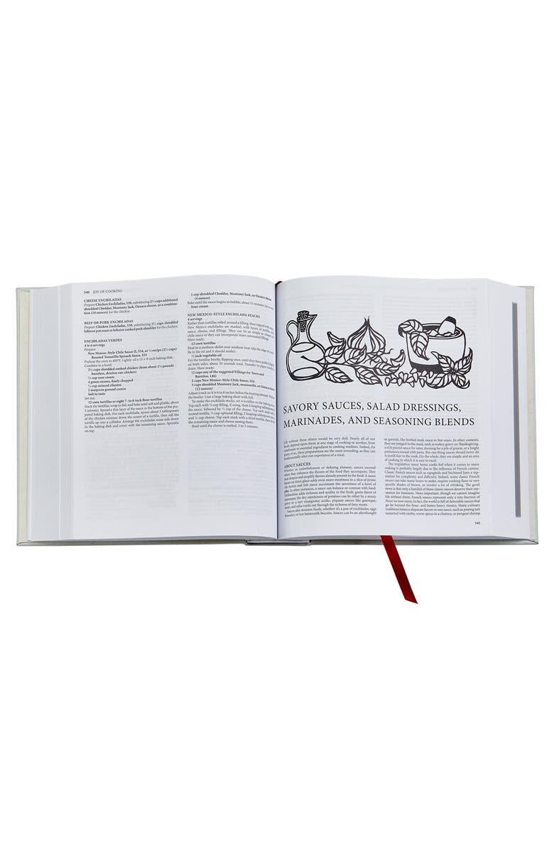 Graphic Image Joy of Cooking Leather Coffee Table Book, Alternate, color, Red