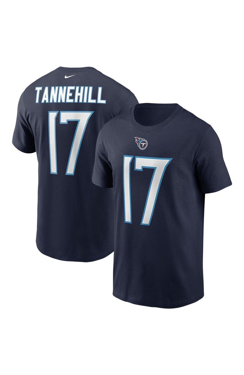 Nike Men's Nike Ryan Tannehill Navy Tennessee Titans Name & Number T-Shirt, Alternate, color, 