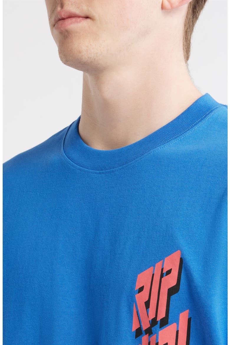 Liquid Trips Slant Graphic T-Shirt, Alternate, color, ROYAL BLUE