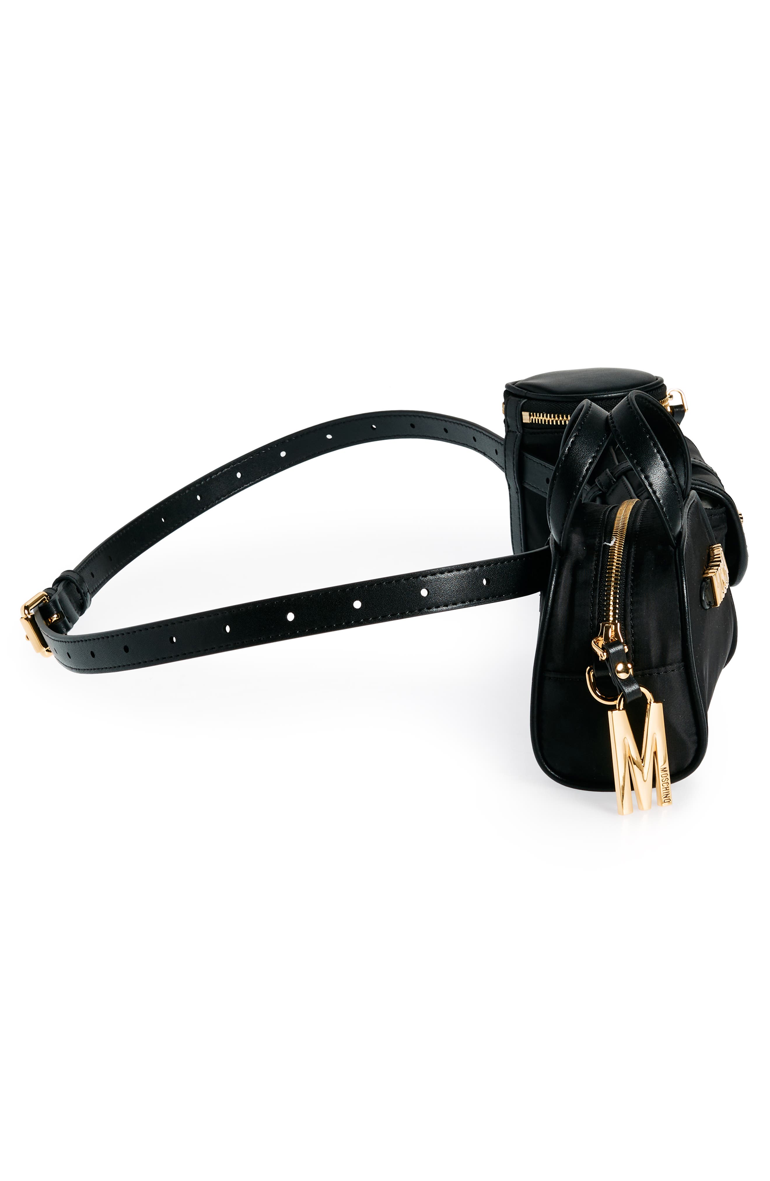 Moschino Multi Pouch Belt Bag, Alternate, color, 