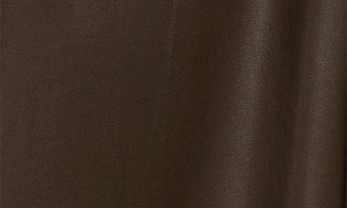 Mango Wide Leg Faux Leather Pants In Brown