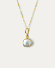 Ottoman Hands Amalfi Pearl Pendant Necklace