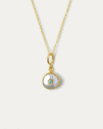 Ottoman Hands Amalfi Pearl Pendant Necklace