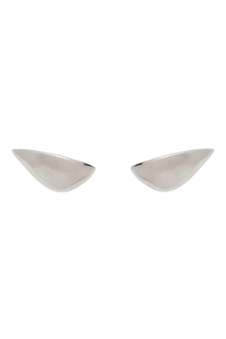 Lobe Earrings, Main, color, SILVER
