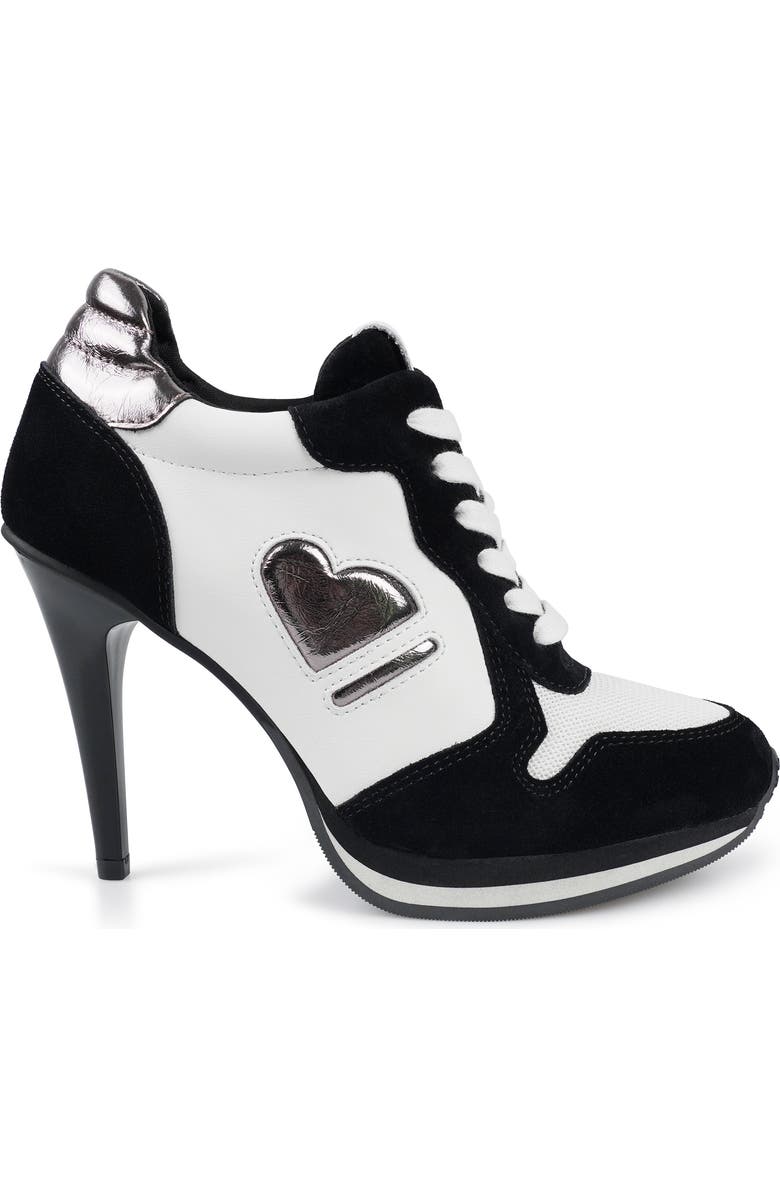Candie's Percy Platform Pump, Alternate, color, Black