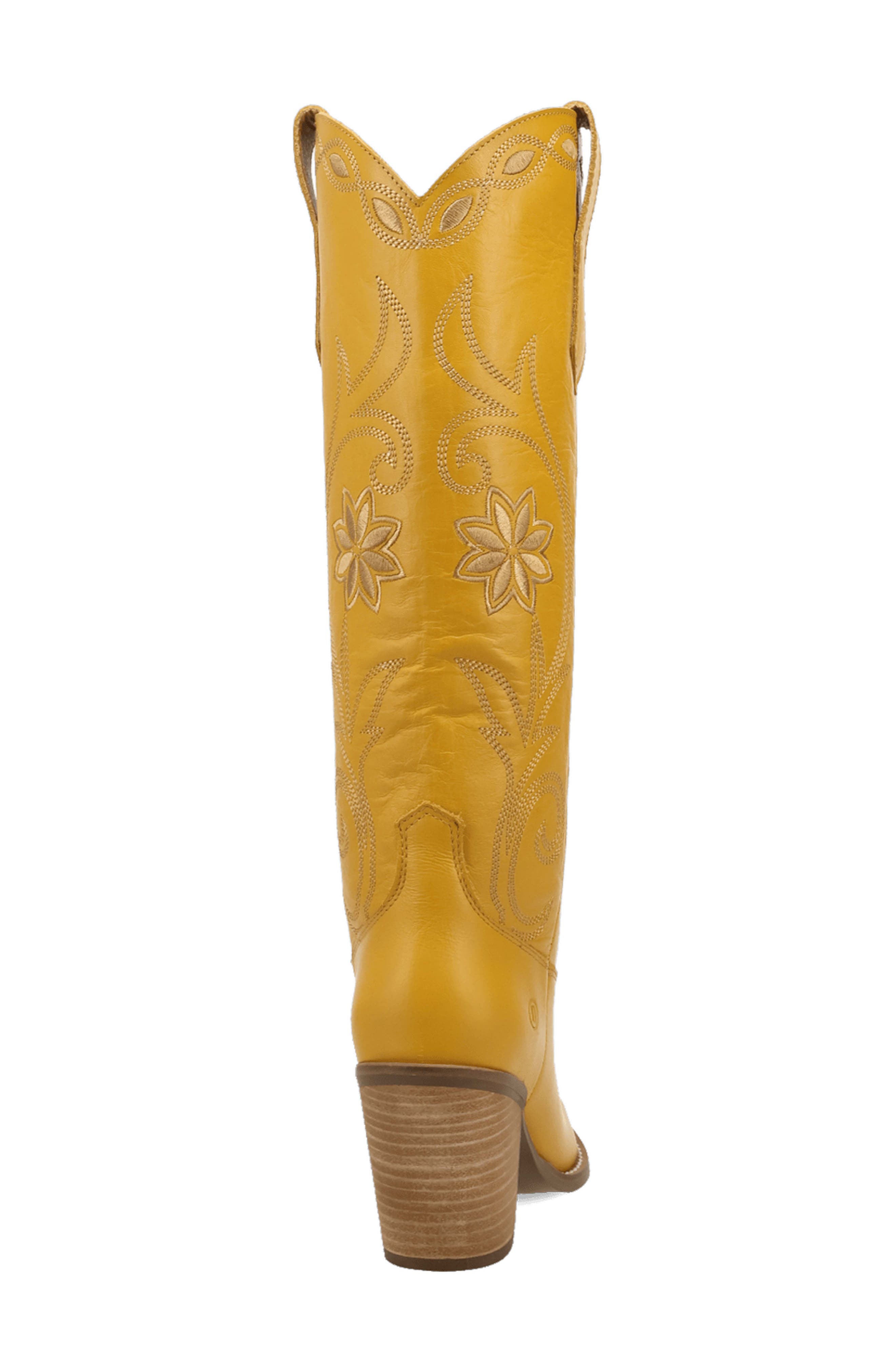 Miss Daisy Knee High Western Boot, Alternate, color, MARIGOLD