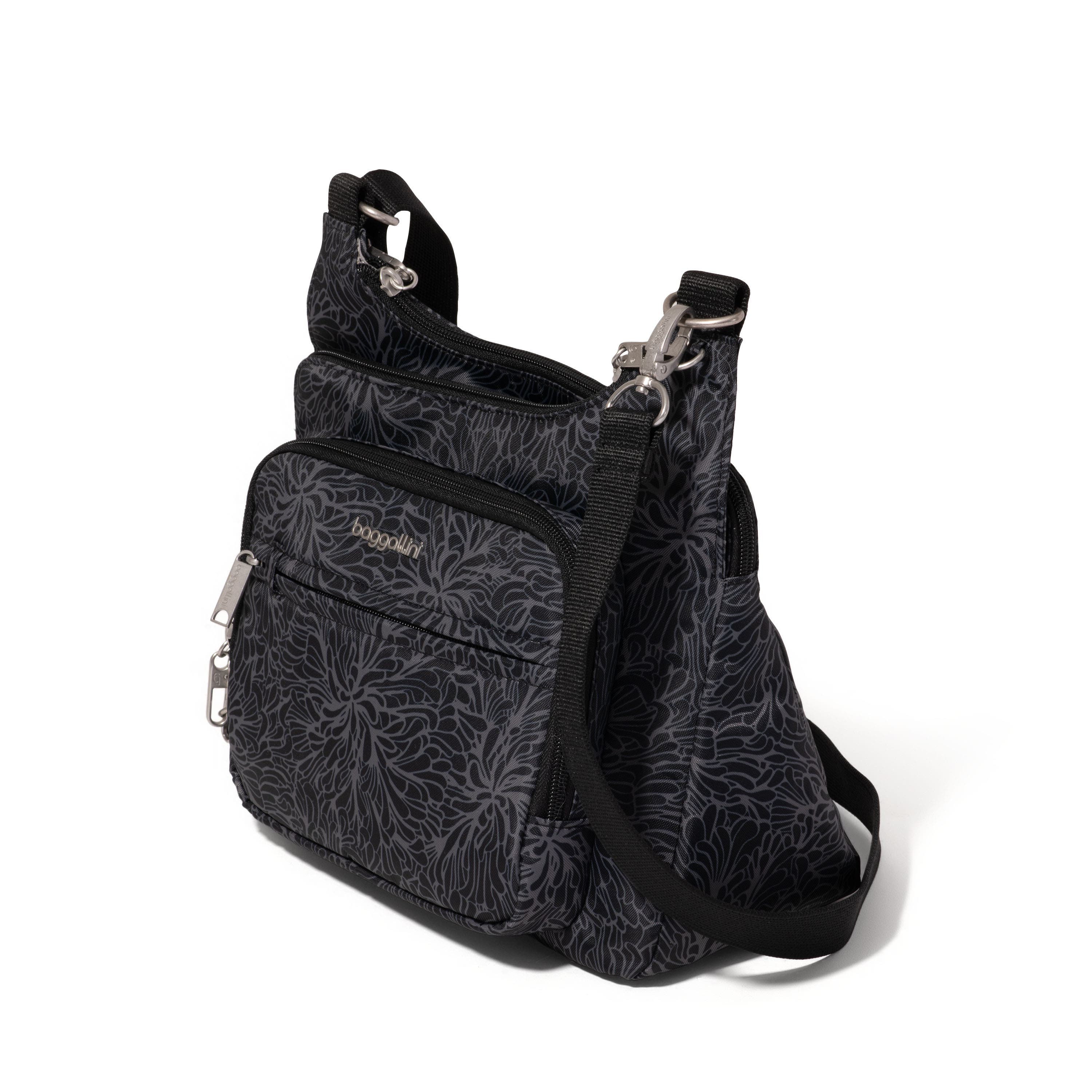 BAGGALLINI Securtex Anti-Theft Crossover Crossbody, Alternate, color, Midnight Blossom