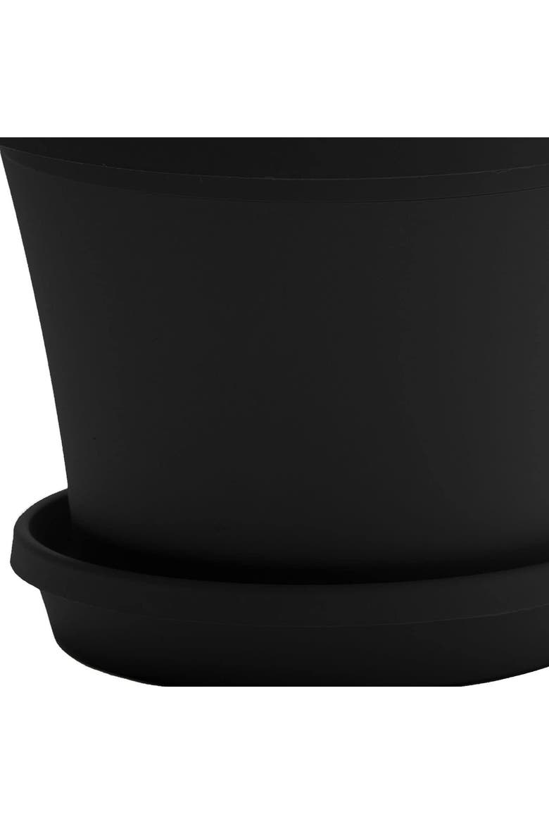 16 Gallon Terra Pot Planter 24 Inch, Black, Alternate, color, Black