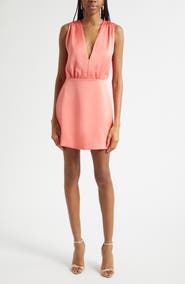 Ramy Brook Martin Gathered Sleeveless Cocktail Dress