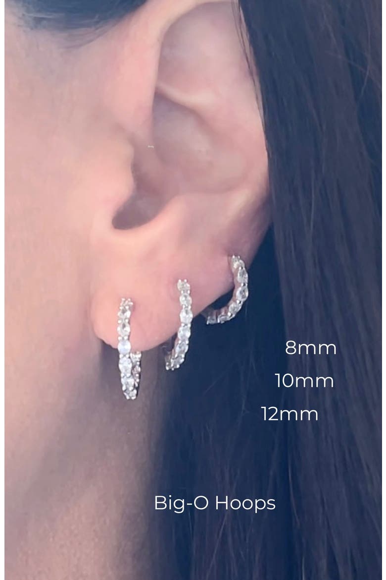 The Big-O Hoops, Alternate, color, White Gold