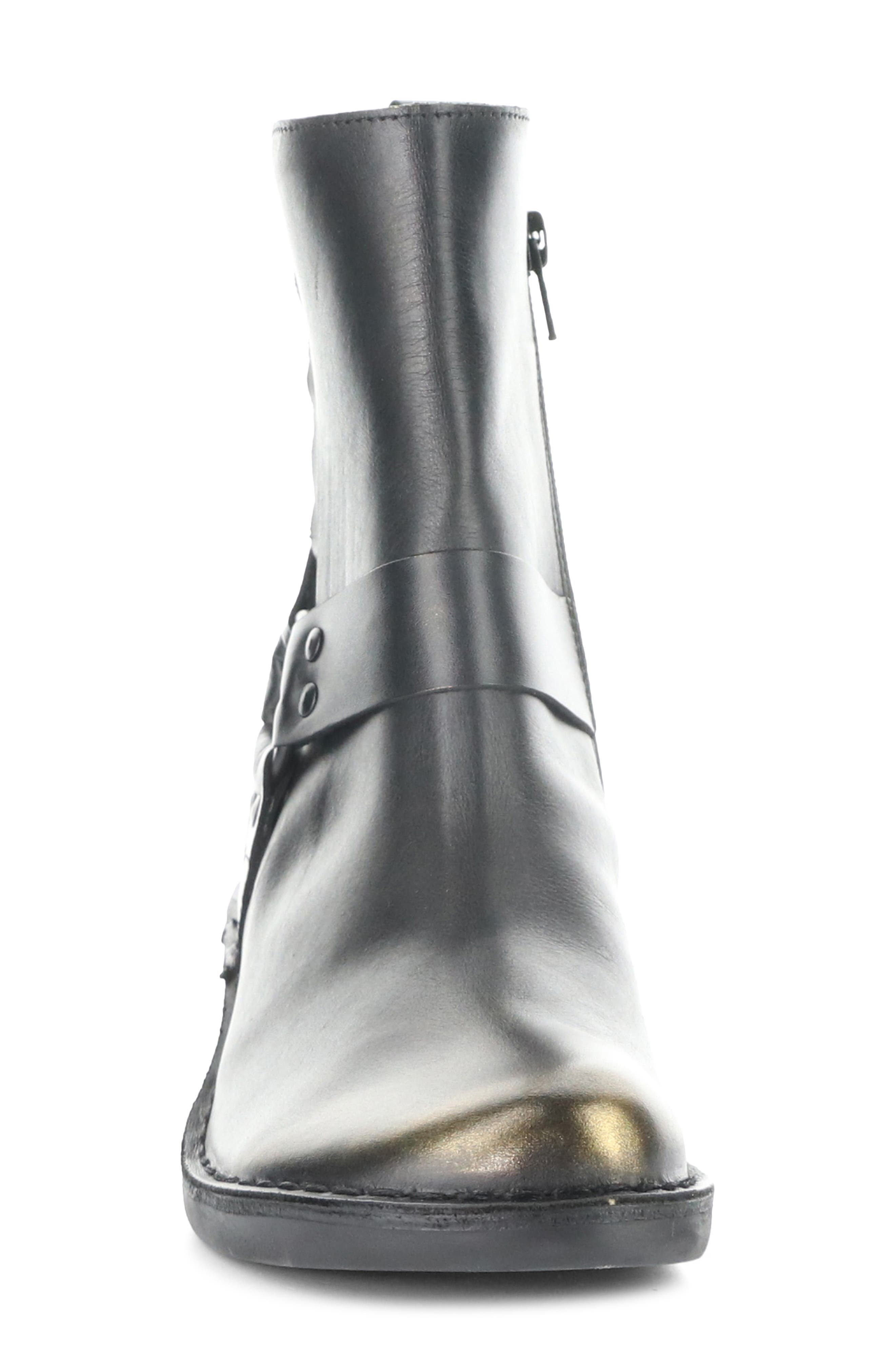 Mebi Bootie, Alternate, color, BLACK/ GOLD CLARK