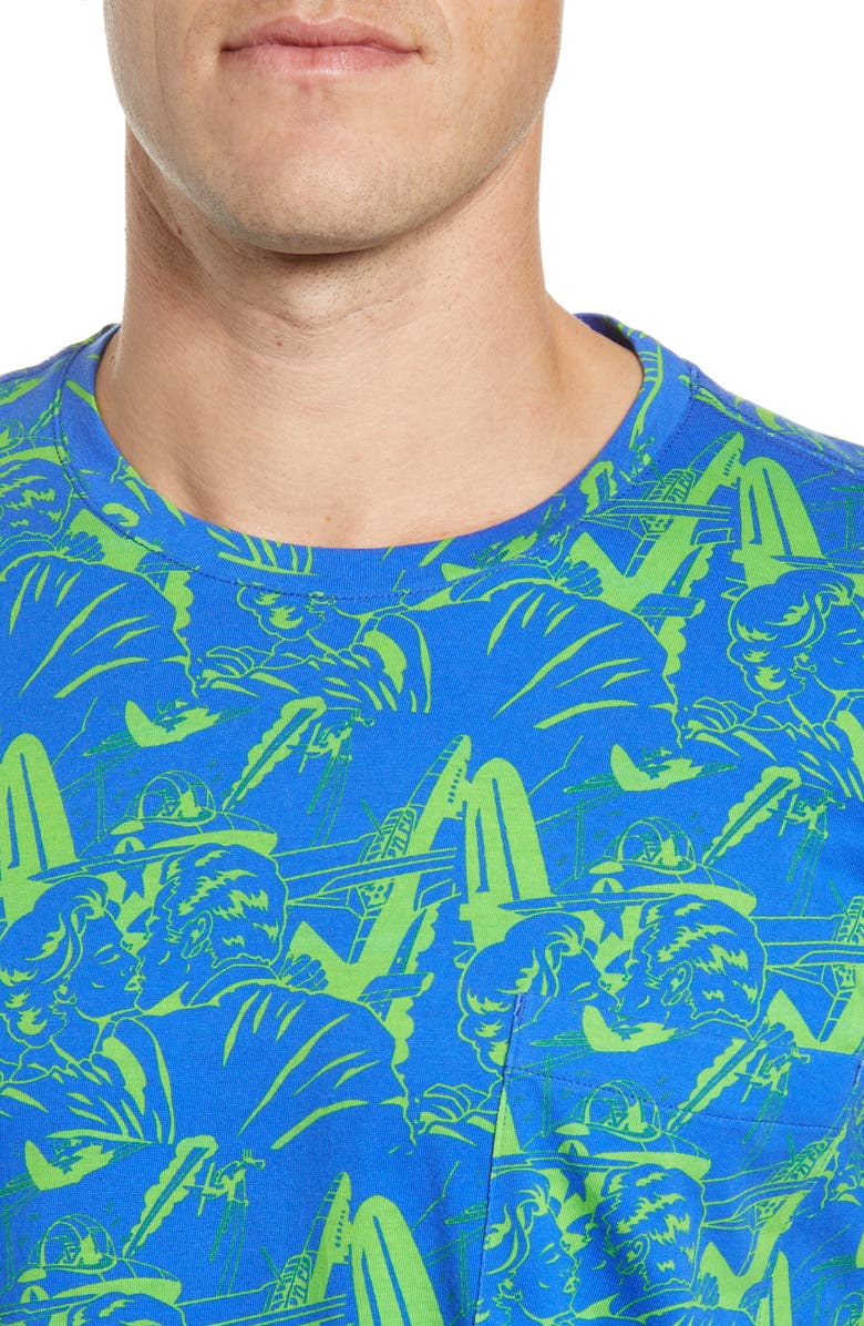 Robert Graham Aerobatics Pocket T-Shirt, Alternate, color, 