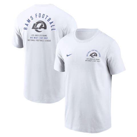 Men's Nike White Los Angeles Rams Split Logo T-Shirt