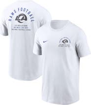 Nike Men's Nike White Los Angeles Rams Split Logo T-Shirt