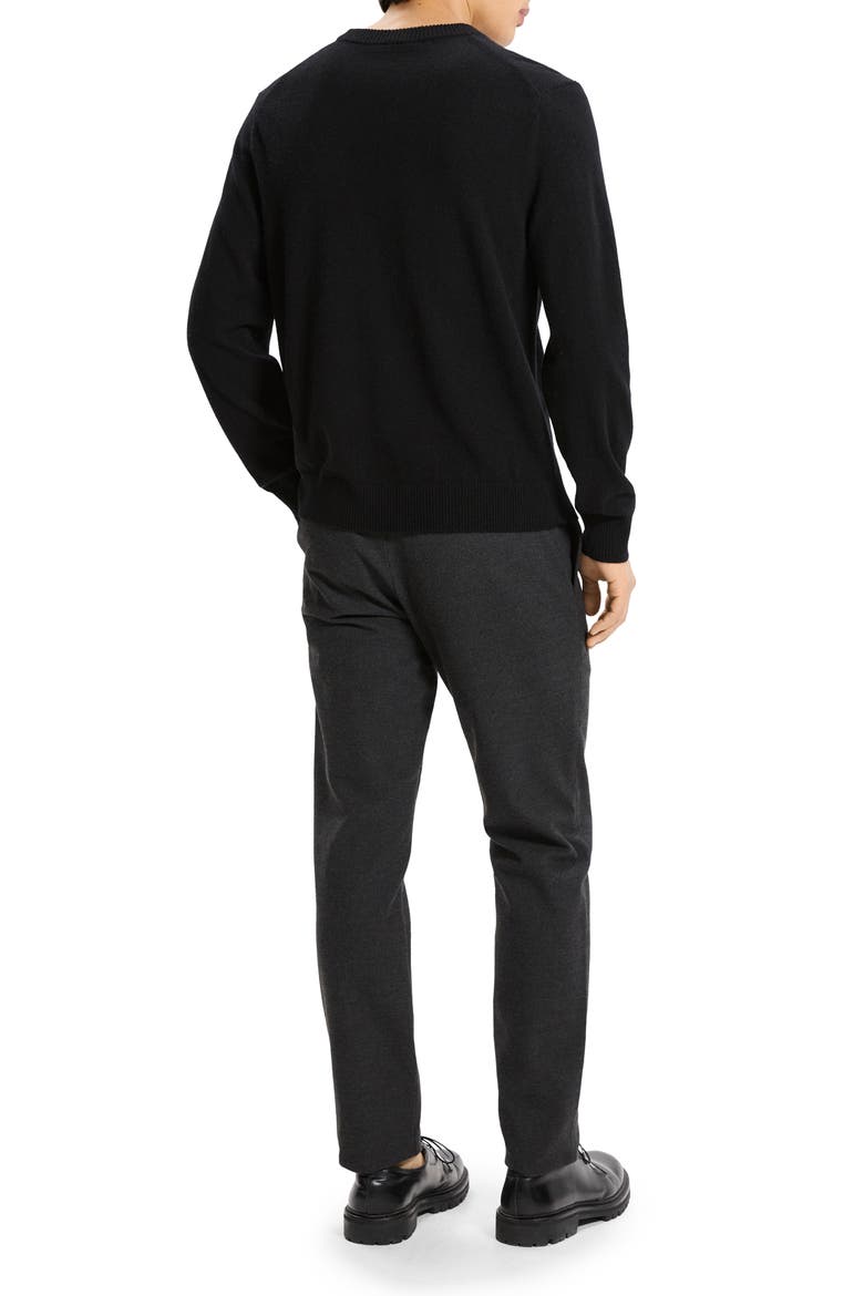 Hilles Cashmere Sweater, Alternate, color, BLACK