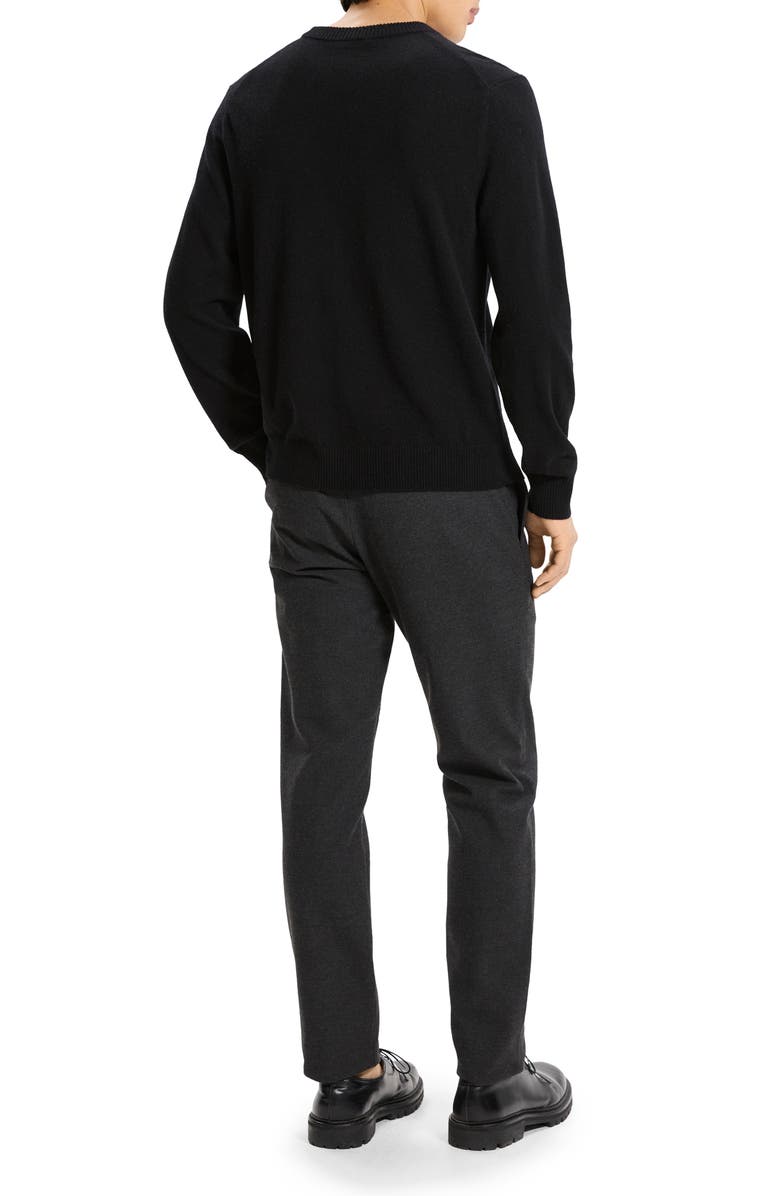 Theory Hilles Cashmere Sweater, Alternate, color, Black