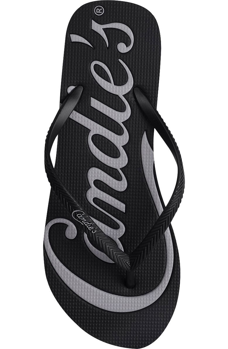 Candie's Reedley Flip Flop, Alternate, color, Black