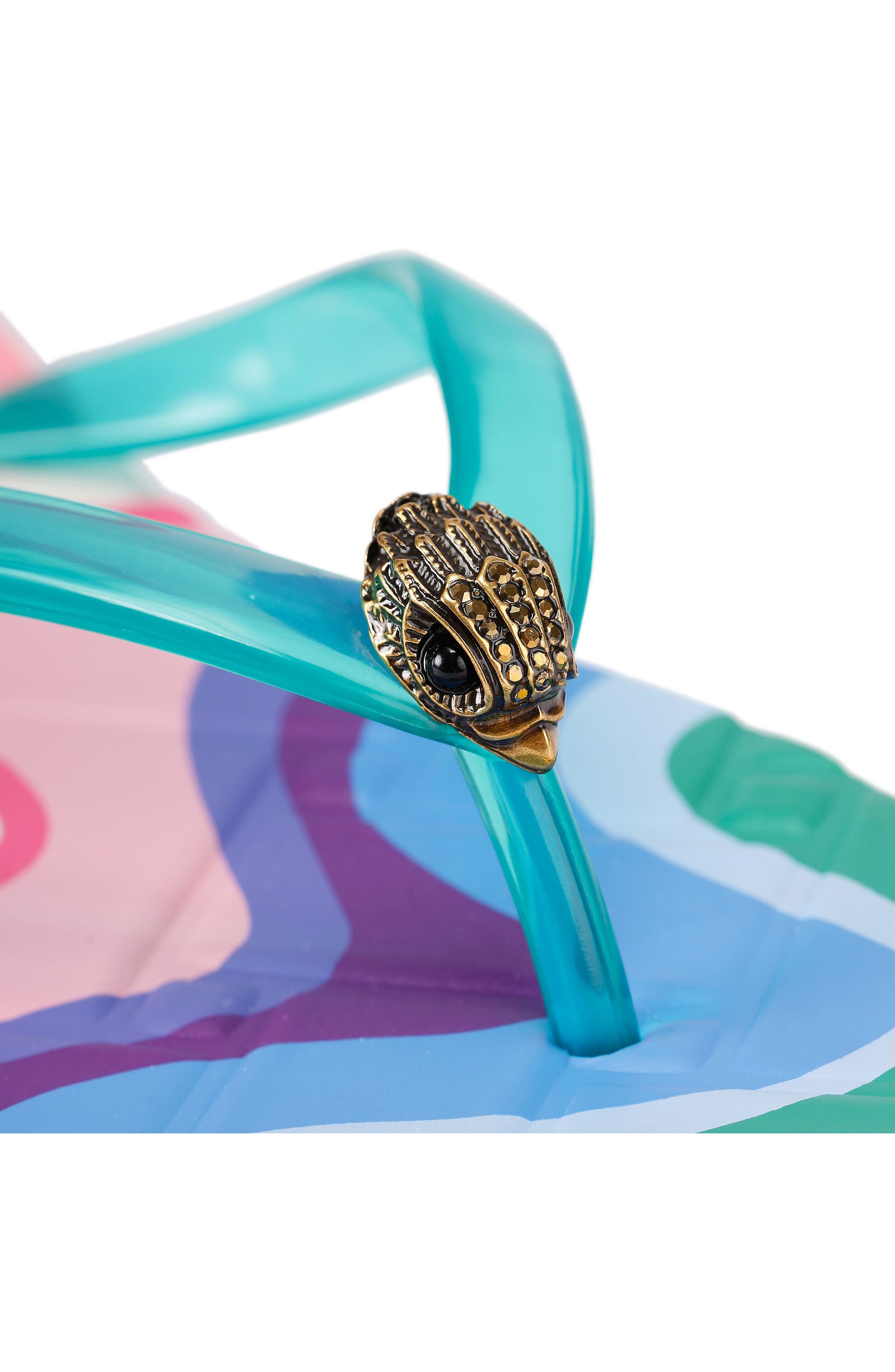 Kensington Flip Flop, Alternate, color, MEDIUM BLUE