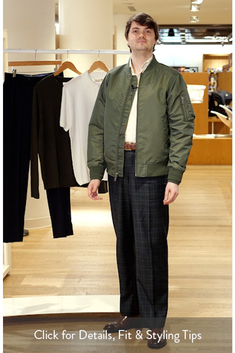 MA-1 Satin Flight Jacket (Men) | Nordstrom