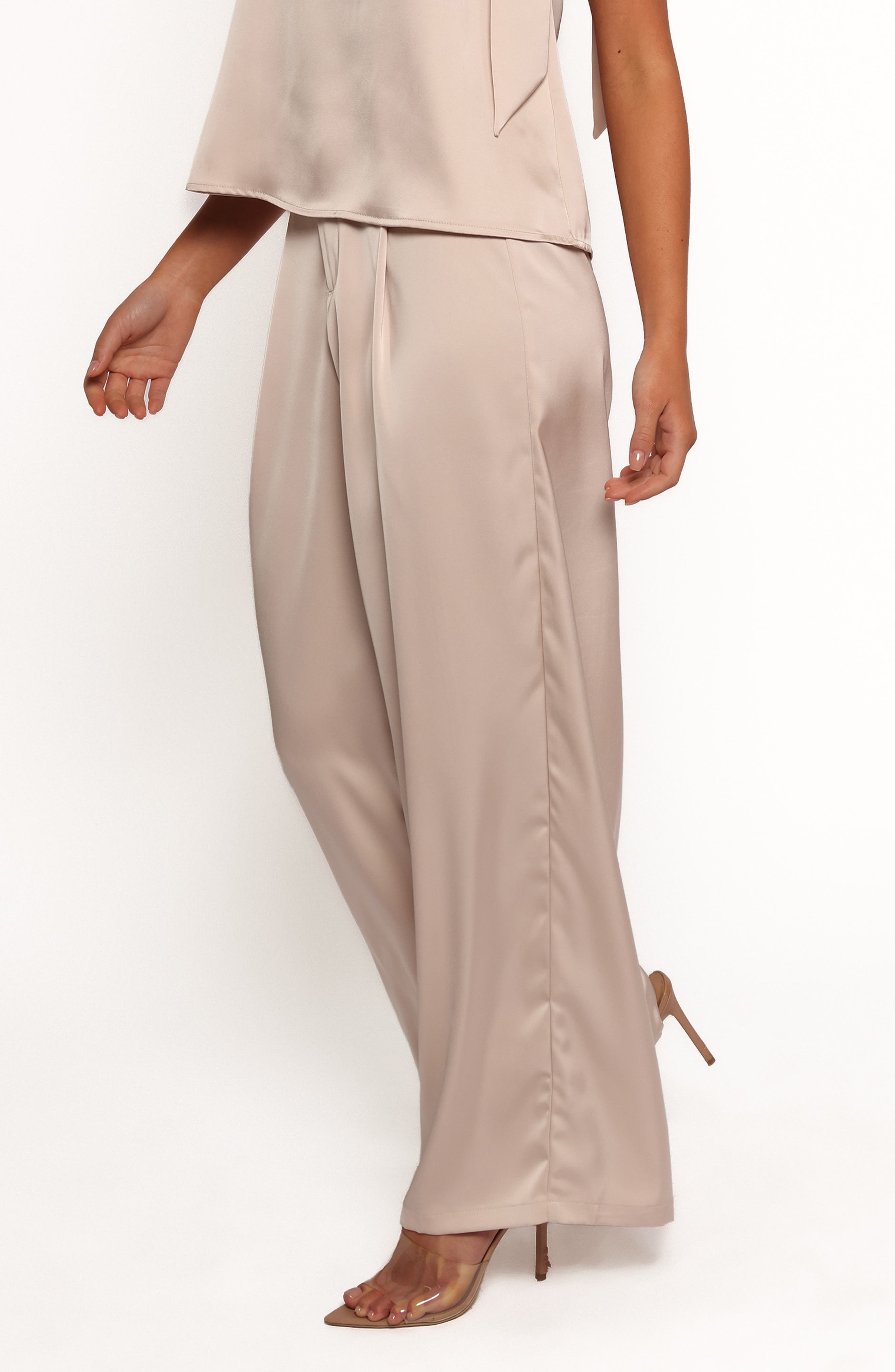 Josey Wide Leg Satin Pants - image 2