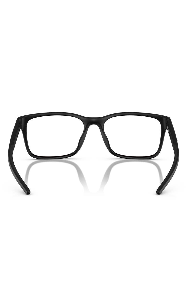 Scuderia Ferrari 56mm Square Optical Glasses, Alternate, color, Matte Black