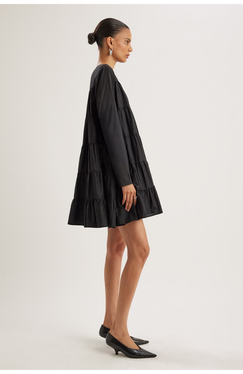 Merlette Soliman Dress, Alternate, color, Black