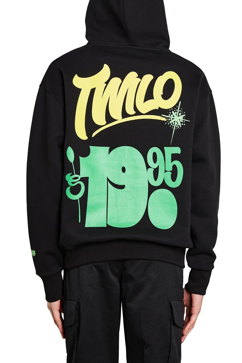 x Peter Paid Gender Inclusive Twilo Cotton Blend Graphic Hoodie, Alternate, color, BLACK