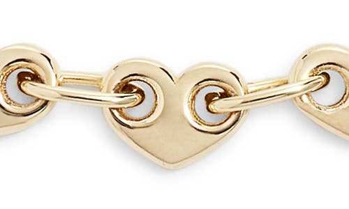 Zoë Chicco Small Puffed Mariner Heart Link Bracelet
