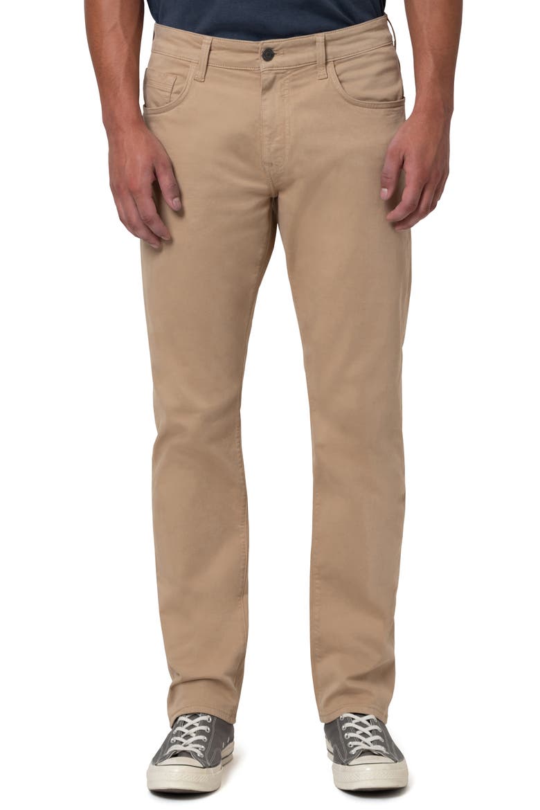 Jake Slim Fit Twill Pants, Main, color, CASHEW TWILL