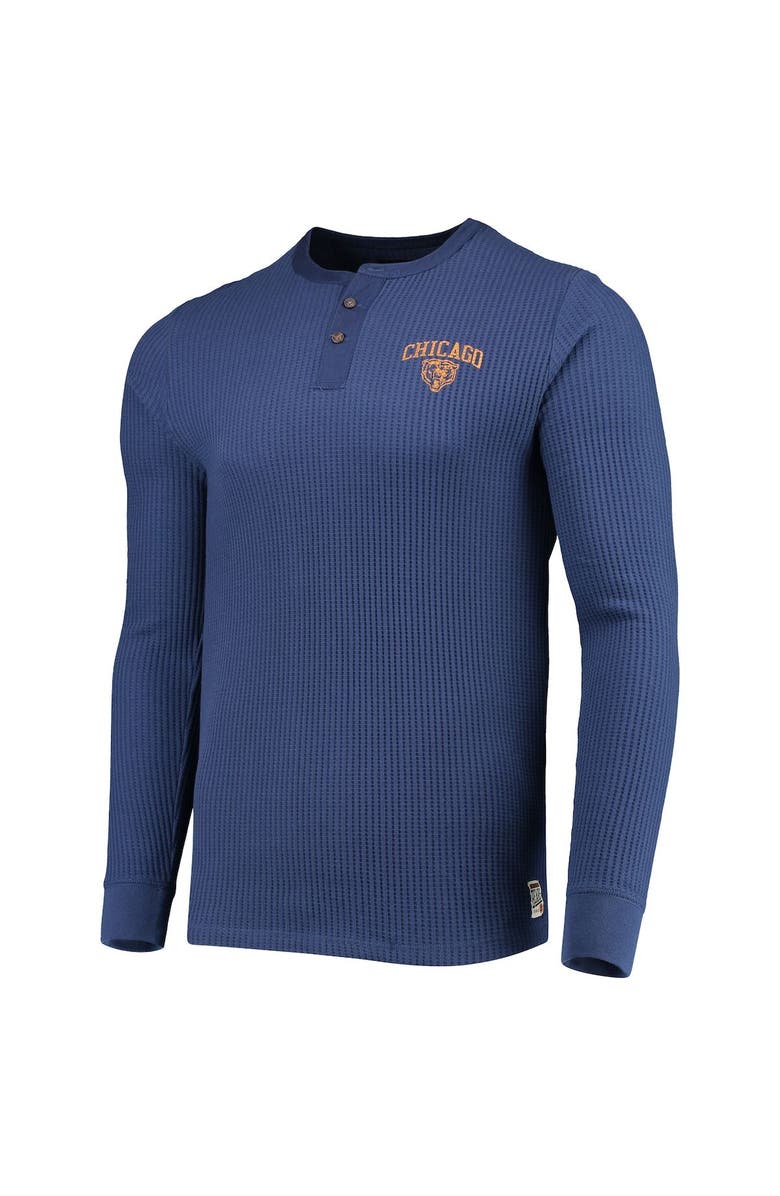 Junk Food Men's Junk Food Navy Chicago Bears Thermal Henley Long Sleeve T-Shirt, Alternate, color, Navy