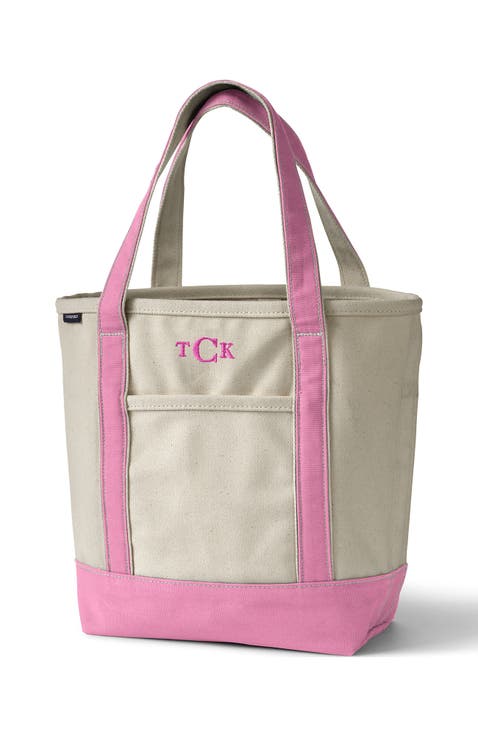Open Top Canvas Tote Bag
