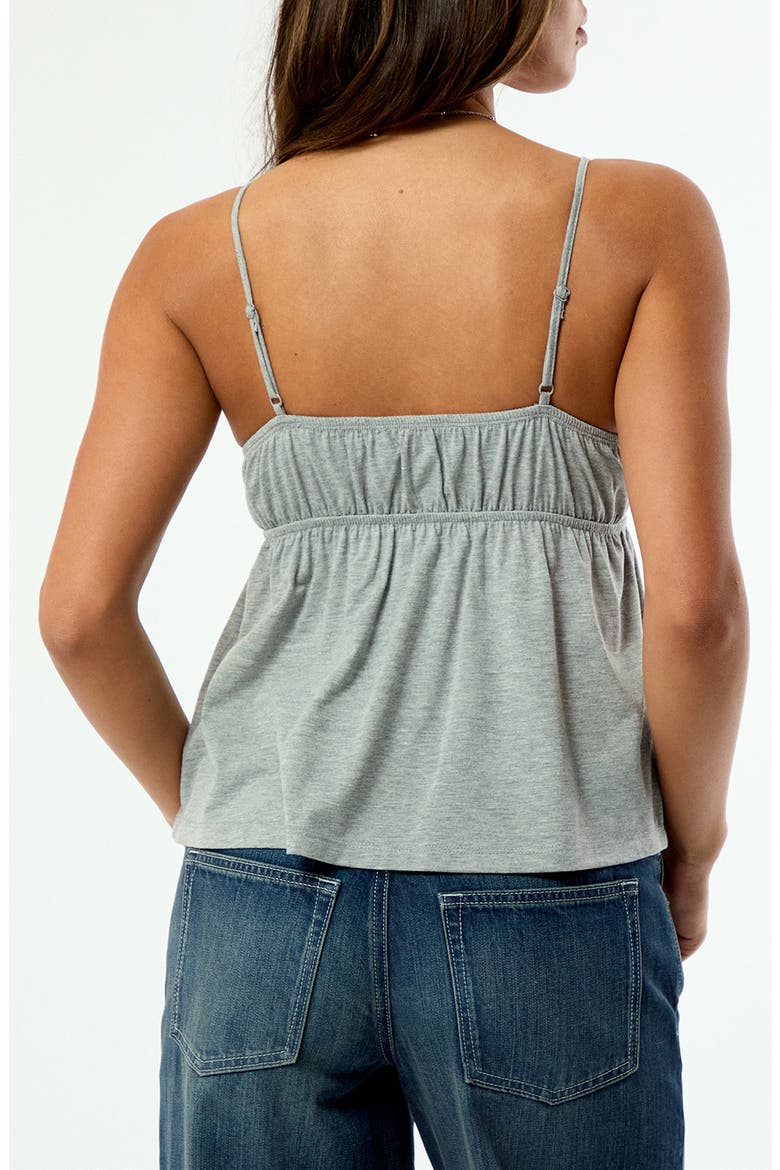 Elena Beaded Babydoll Camisole, Alternate, color, E. HEATHER GREY